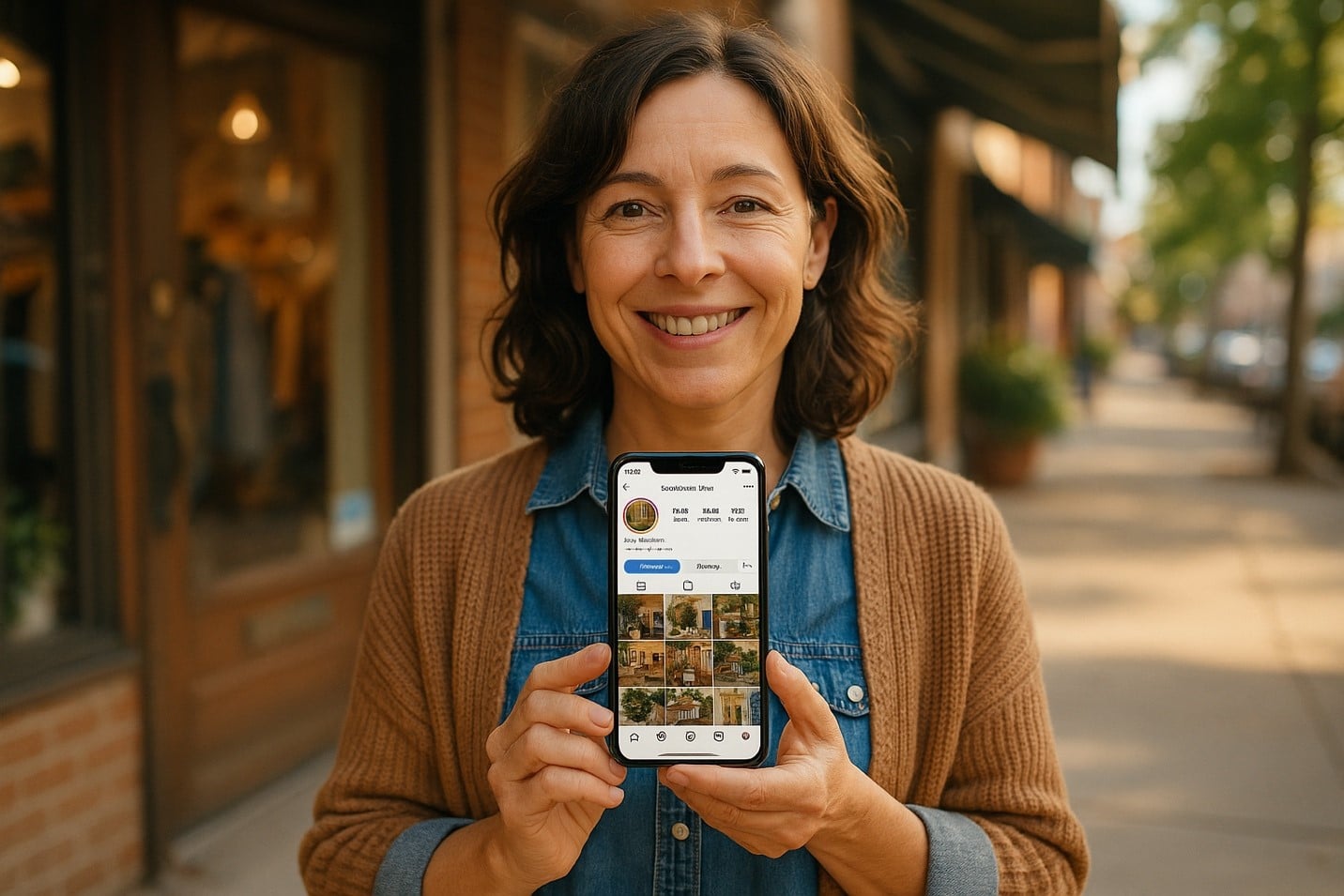 Optimizing a business social media profile