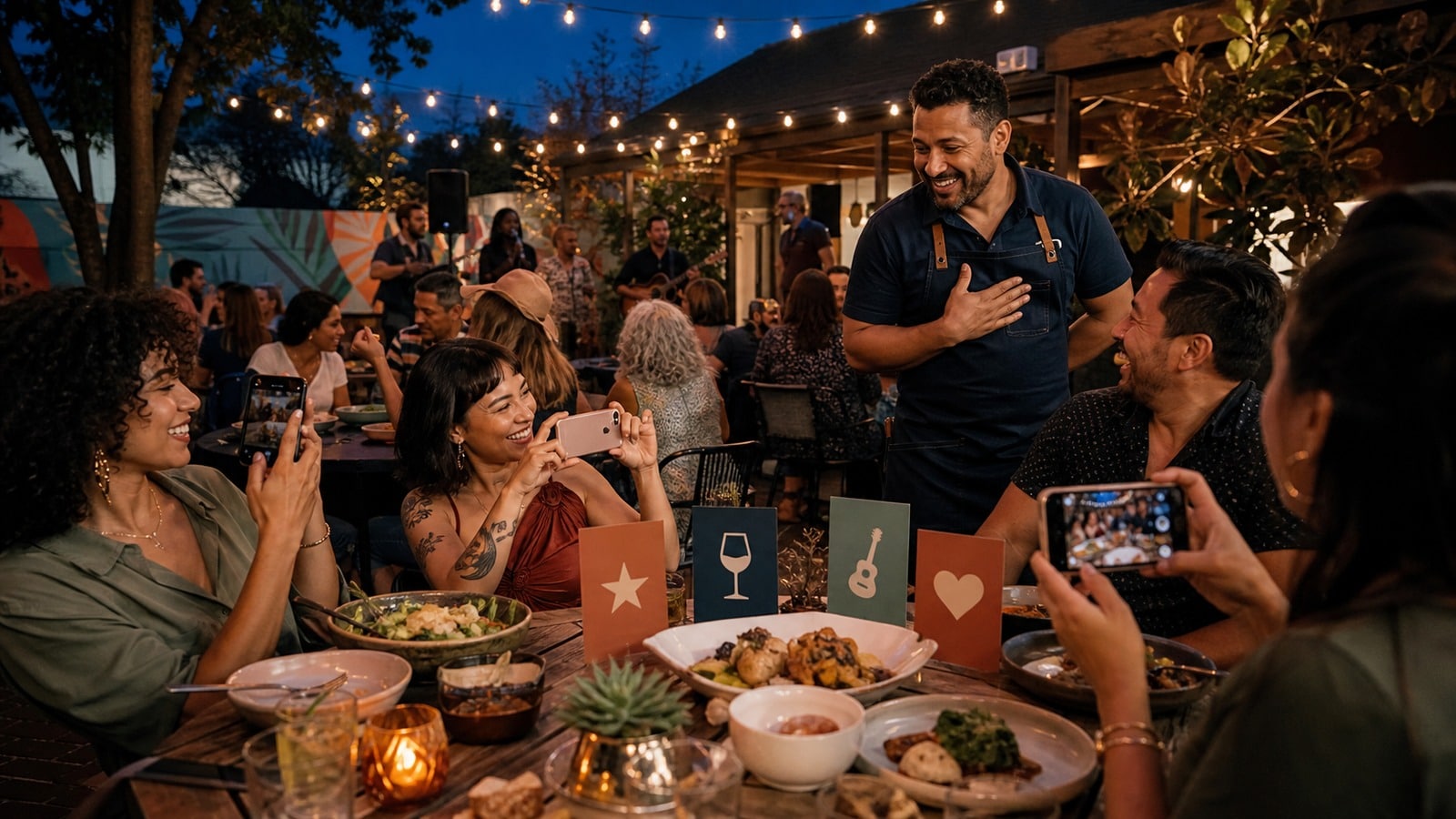 Restaurant social media community
