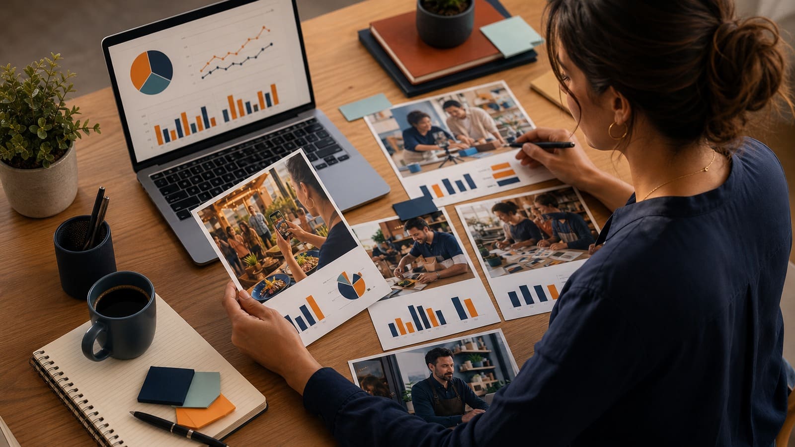 Social media analytics content comparison